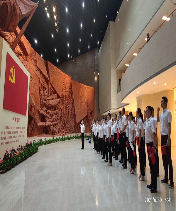 徽盐地产集团开展“追忆历史，，，，，，，，重温入党志愿书”主题活动